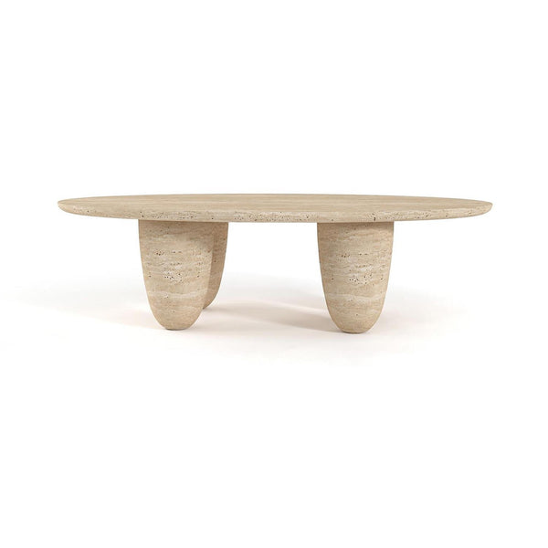 Bullet Travertine Coffee Table