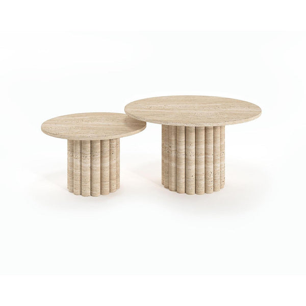 Terra Duo Travertine Coffee Table