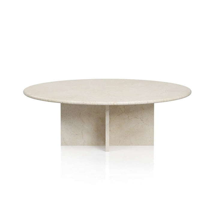 beige marble coffee table