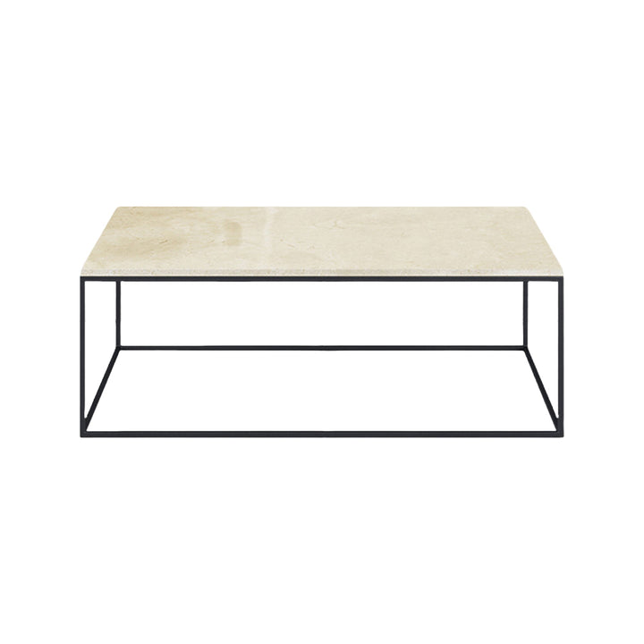 beige marble coffee table