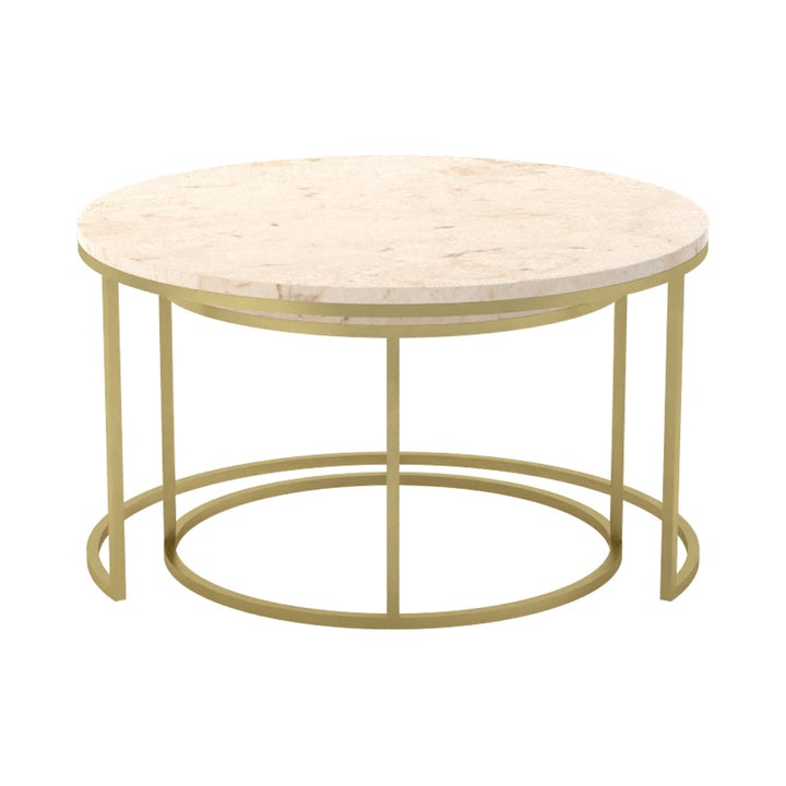 beige marble coffee table