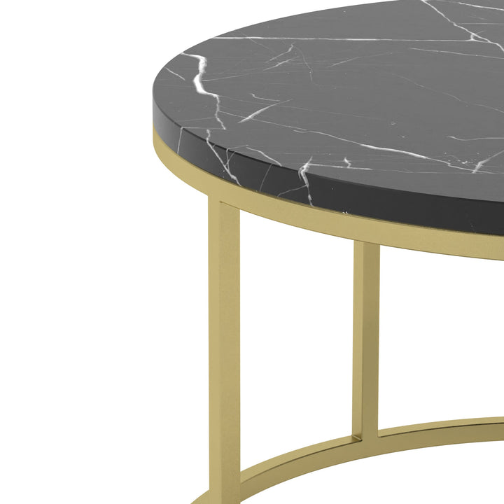 black marble coffee table