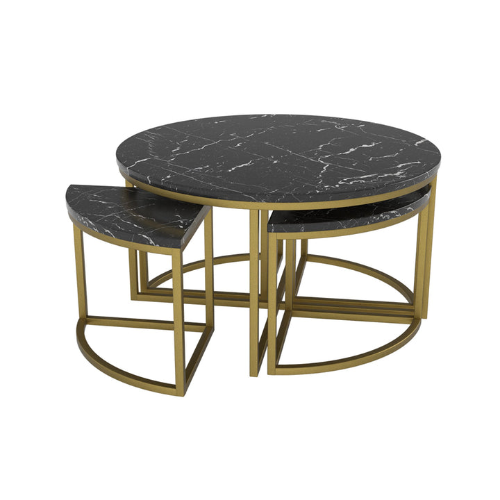 black marble coffee table