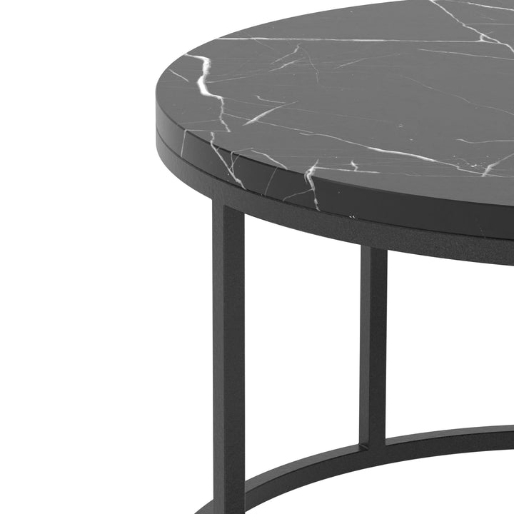 black marble coffee table