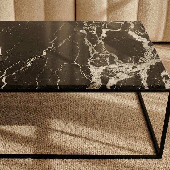 black marble coffee table