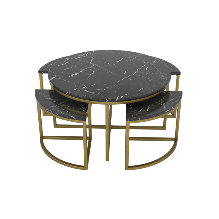 black marble coffee table