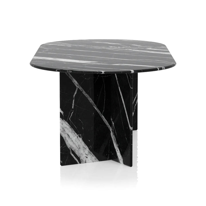 black marble dining table