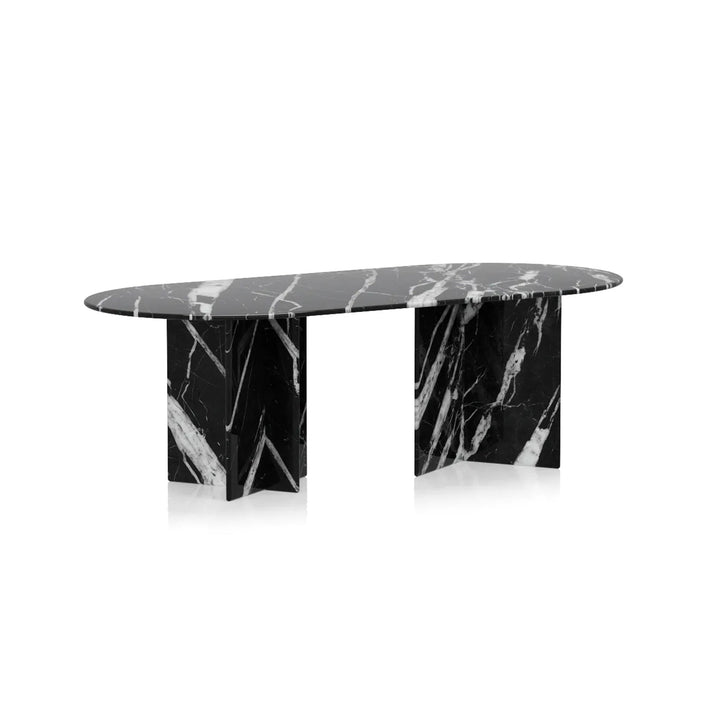 black marble dining table