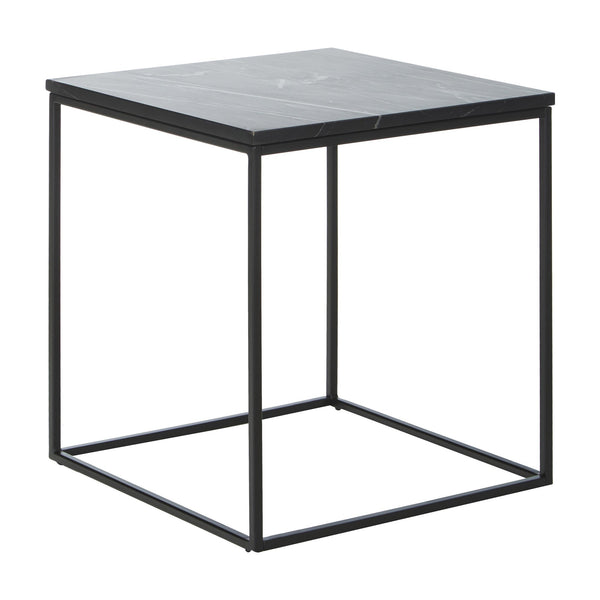 black marble end table