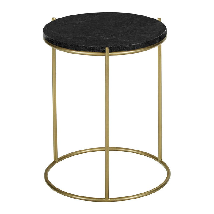 black marble end table