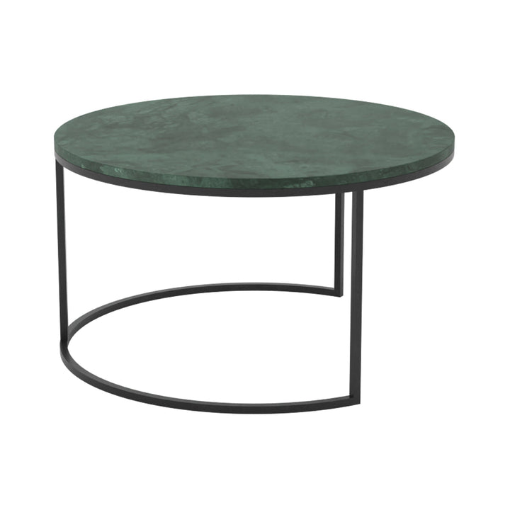 green marble coffee table