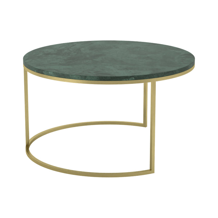 green marble coffee table