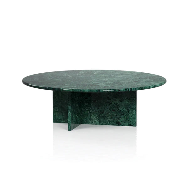 Sahara Green Marble Round Coffee Table