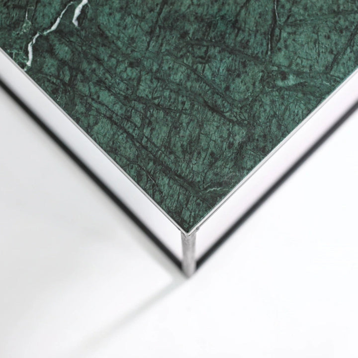 green marble coffee table