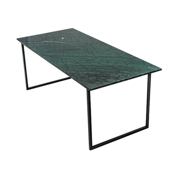 green marble dining table