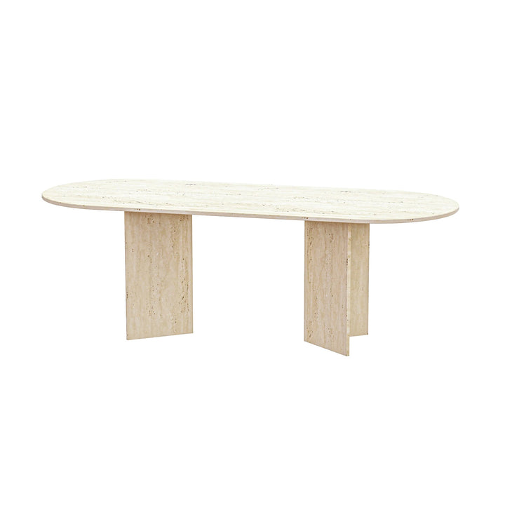 travertine dining table