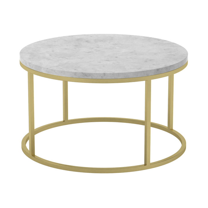 white marble coffee table