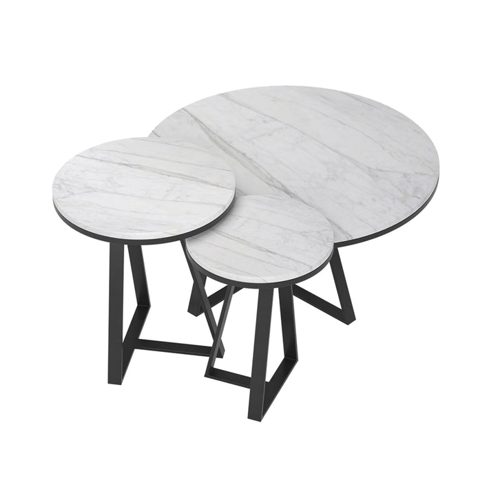 white marble coffee table