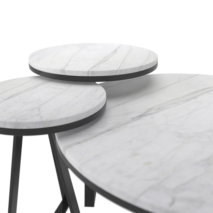 white marble coffee table