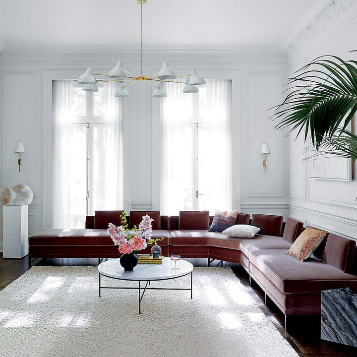 white marble coffee table