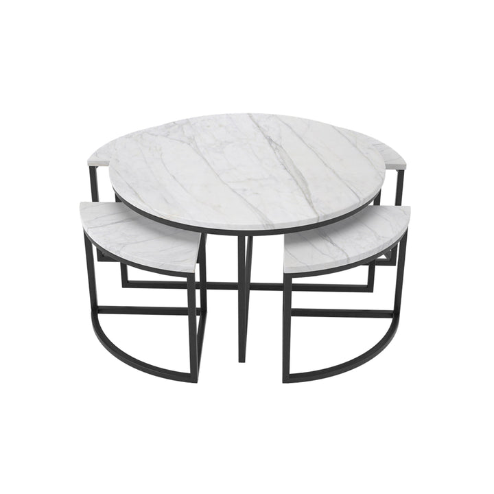 white marble coffee table 