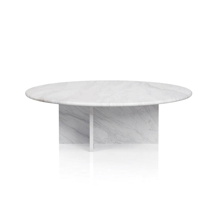 white marble coffee table